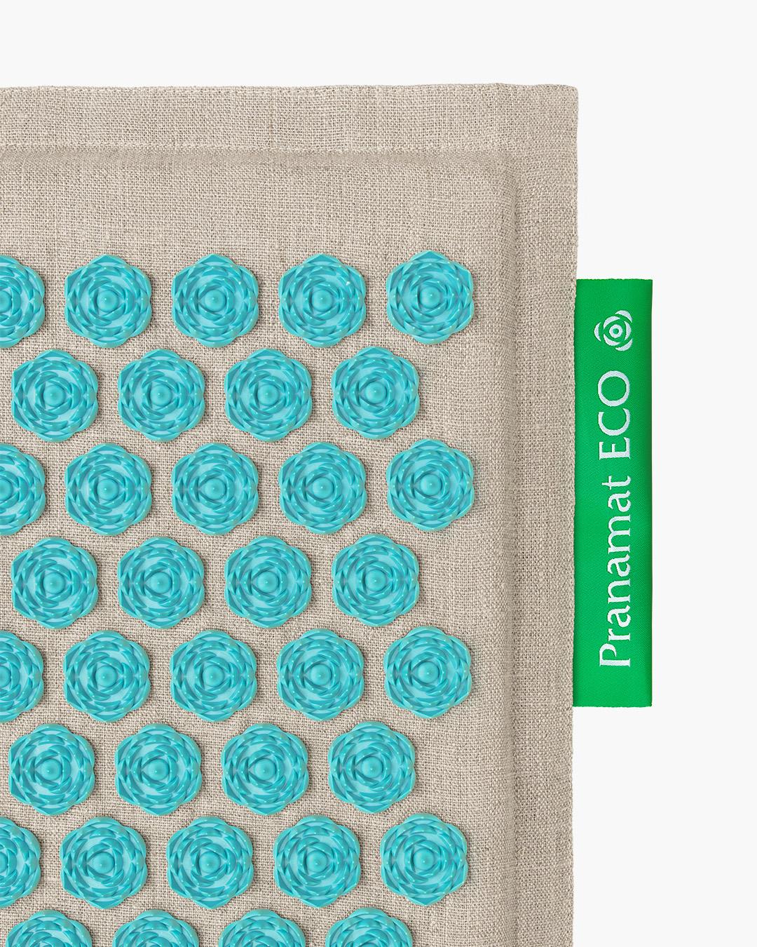 Pranamat + PranaPillow + BigBag Natural & Turquoise